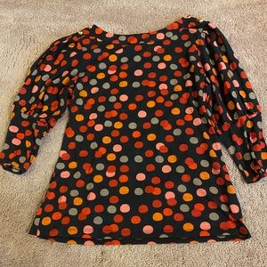 Polka Dot Fitted Shirt